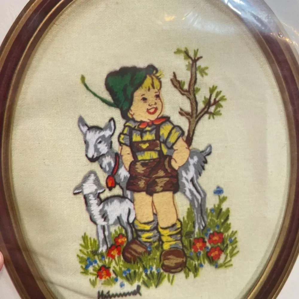 Paragon vintage farm boy‎ needlecraft #0655